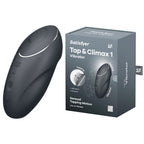 Satisfyer Tap and Climax 1 Lay-On Vibrator Grey