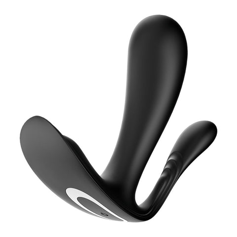 Satisfyer Top Secret Wearable Vibrator in Black Black Panty Vibrators
