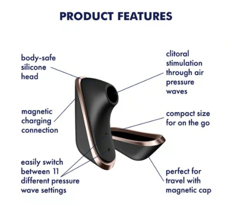 Satisfyer Traveler – Portable Pressure Wave Vibrator > Sex Toys For Ladies > Air Pulsation
