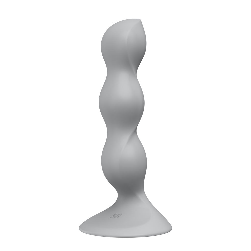 Satisfyer Triple Ball-R Grey Beaded Anal Plug for Intense Pleasure Anal Beads
