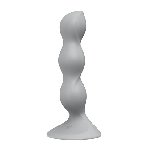 Satisfyer Triple Ball-R Grey Beaded Anal Plug for Intense Pleasure Anal Beads