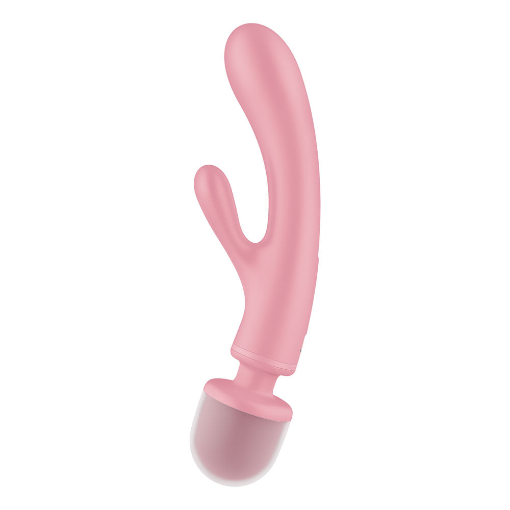 Satisfyer Triple Lover Waterproof Rechargeable Couples Vibrator > Vibrators > Ladies > Rabbit Multi Main image