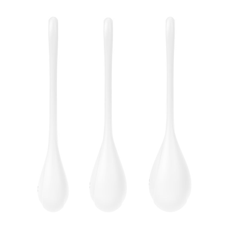 Satisfyer Yoni Power Balls 1 White 3 Pc Set for Pelvic Strength > Sex Toys For Ladies > Kegel Exercise