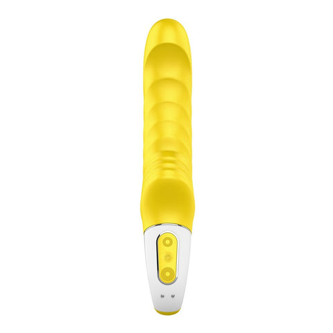 Satisfyer Yummy Sunshine G Spot Silicone Vibrator Yellow Vibrators - G Spot