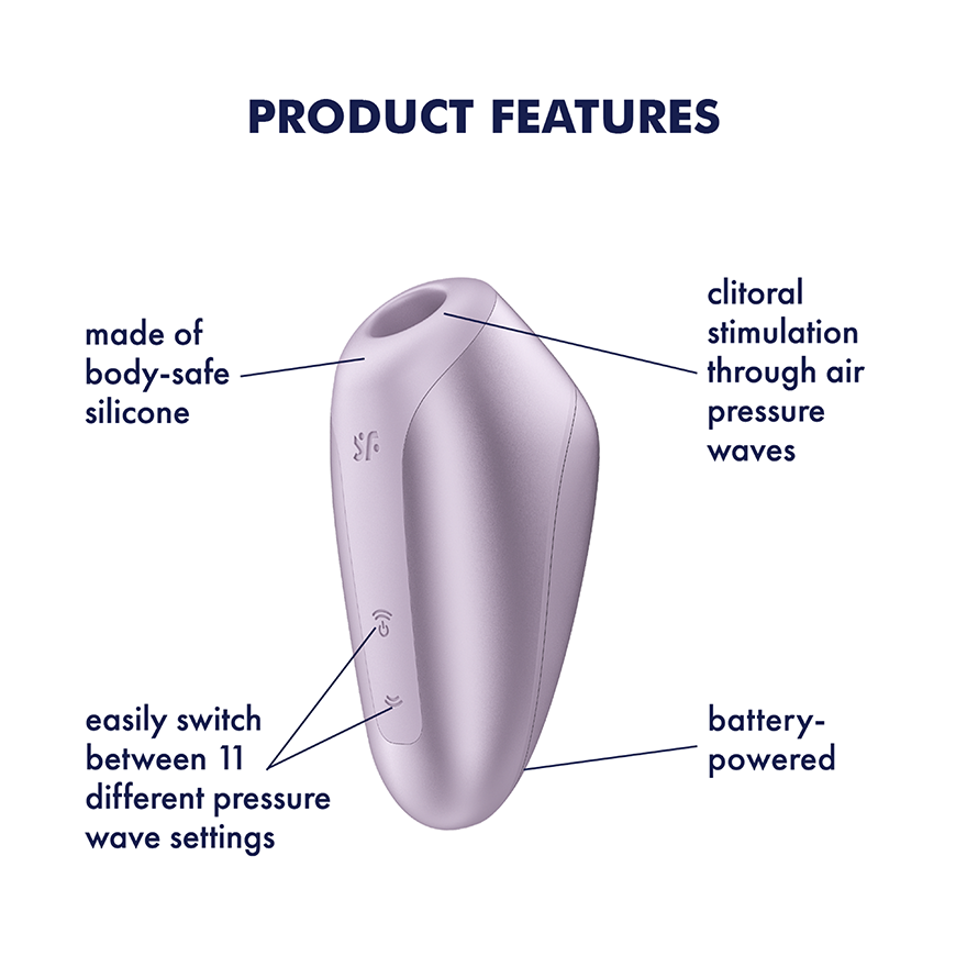 Satisfyer Love Breeze – Cordless Air Pulse Portable Vibrator > Sex Toys For Ladies > Air Pulsation
