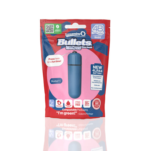 Bullets 4B Low Pitch Bass (Blueberry) > Vibrators > Mini Vibrators
