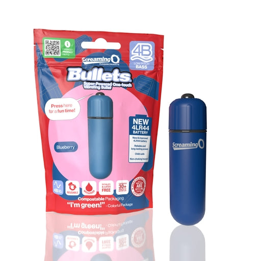 Screaming O Bullets 4B – Low Pitch Bass Vibrator with 4LR44 Batteries and Silky Finish > Vibrators > Mini Vibrators Main image