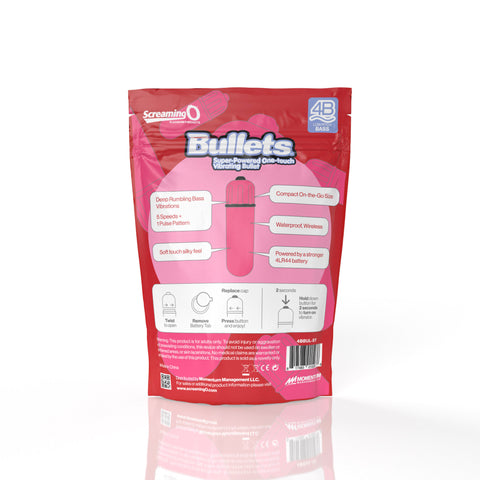Bullets 4B Low Pitch Bass (Strawberry) > Vibrators > Mini Vibrators