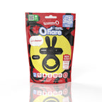 Screaming O 4B Ohare Low Pitch Bass Double Ring Rabbit Vibrator Black > Sex Toys > Couples Toys