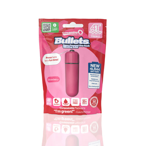 Bullets 4T High Pitch Treble (Strawberry) > Vibrators > Mini Vibrators
