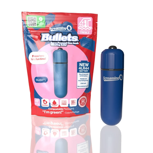 Screaming O Bullets 4T High Pitch Treble – Waterproof Compact Vibrating Bullet > Vibrators > Mini Vibrators
