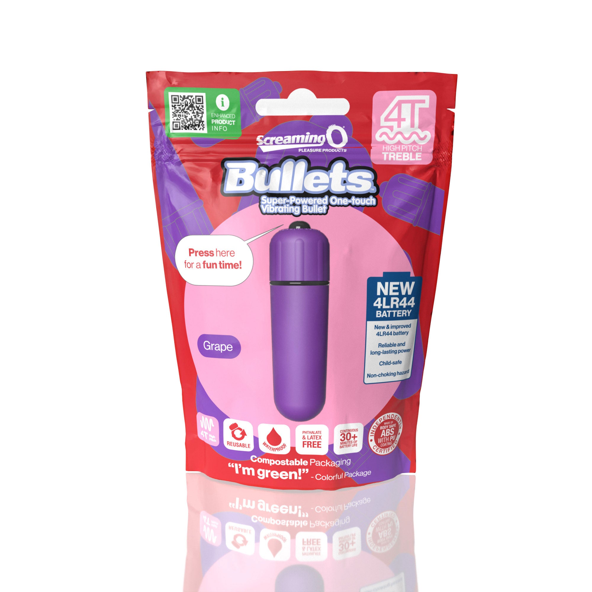 Bullets 4T High Pitch Treble (Grape) > Vibrators > Mini Vibrators