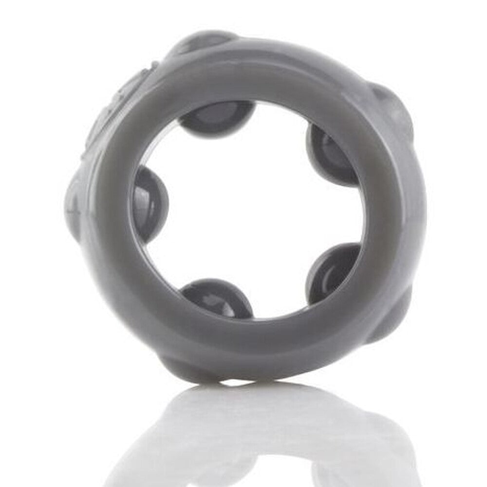 Ringo Ranglers Cannonball – Stretch Silicone Cock Ring with Firm Pleasure Balls > Cock Ring > Single