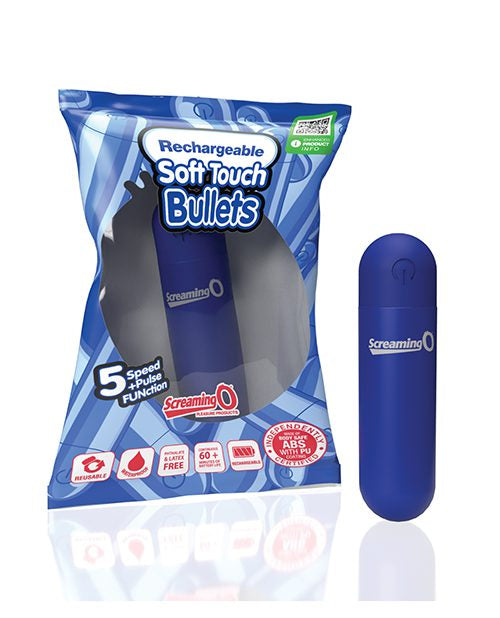 Rechargeable Soft Touch Bullet (Blue) – Waterproof 5-Speed Bullet Vibrator > Vibrators > Mini Vibrators