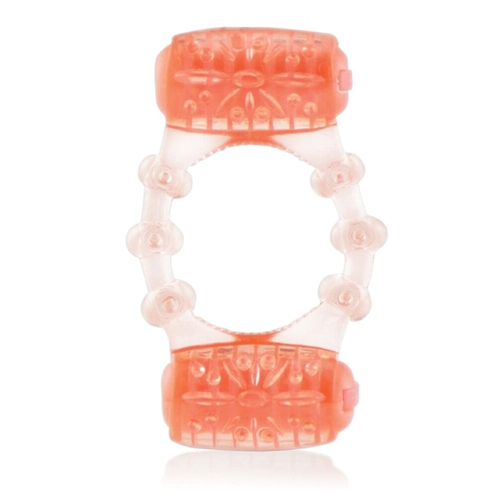 Two-O Vibrating Ring – Dual Motor Stretchy Silicone Couples Vibrator Ring > Cock Ring > Vibrating Main image