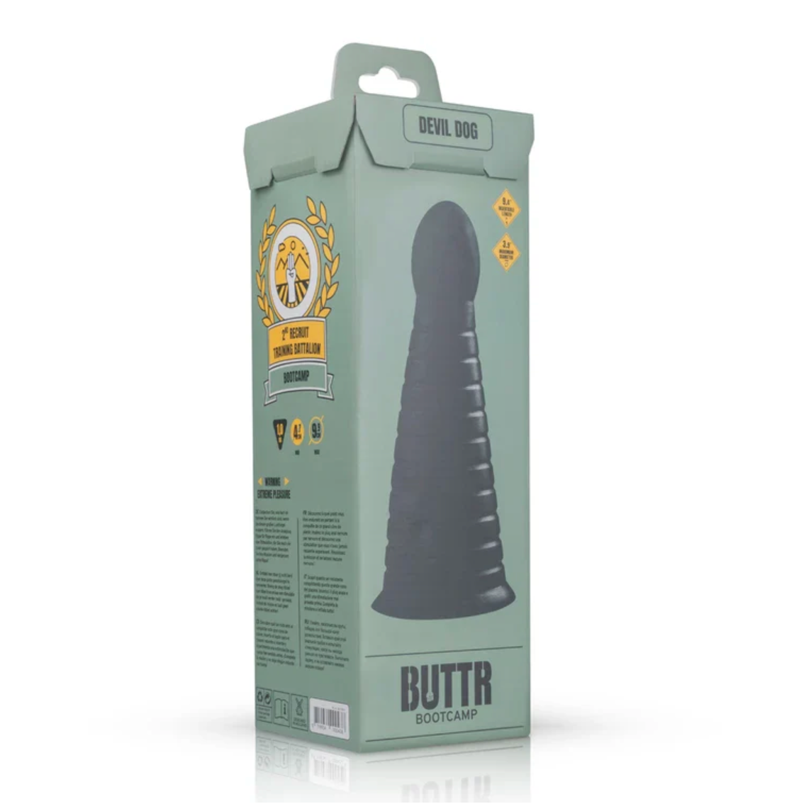 Buttr Devil Dog 9.3 Inch Insertable Butt Plug > Anal Range > Oversized Anal Toys Main image