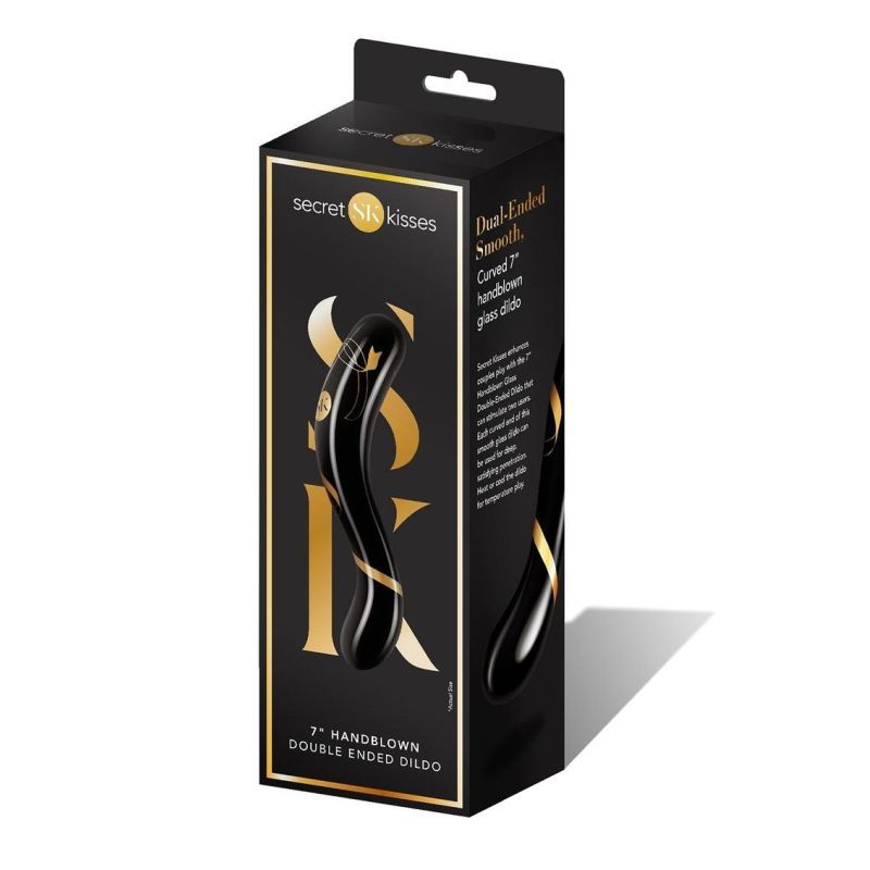 Secret Kisses Handblown Double Ended Dildo 7 Inch Secondary image