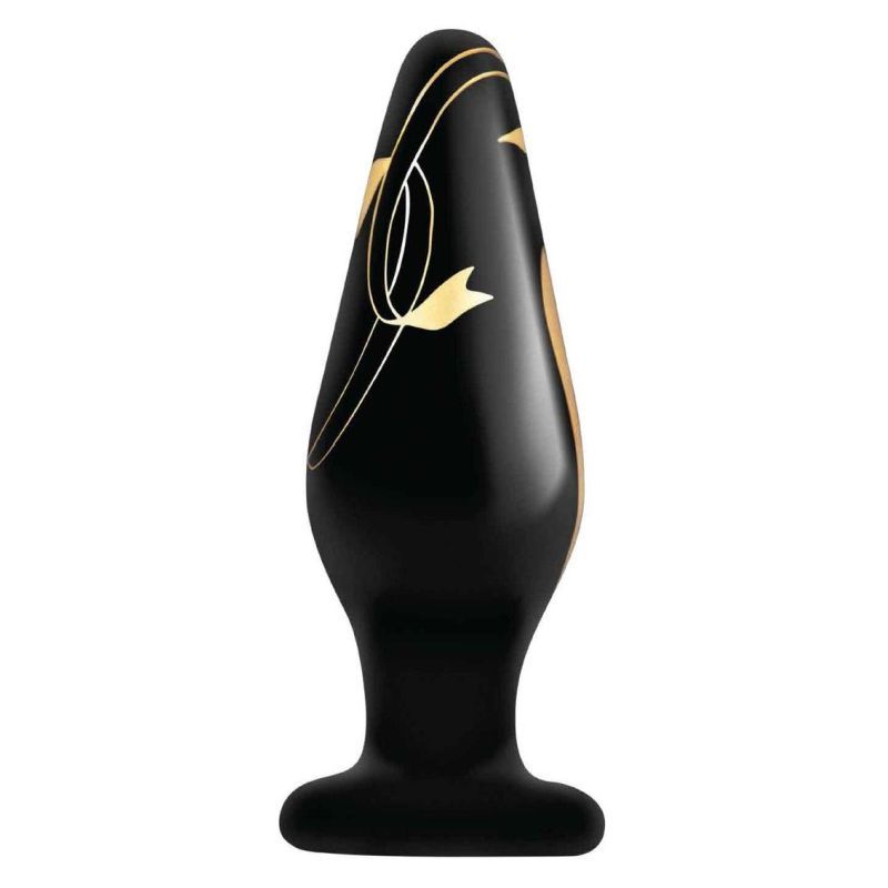 Secret Kisses Handblown Wide Glass Plug 4.5 Inches > Glass > Toys Main image