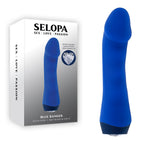 Selopa Banger - Vibrator 13.6cm Waterproof Blue > Vibrators > Standard Vibrators
