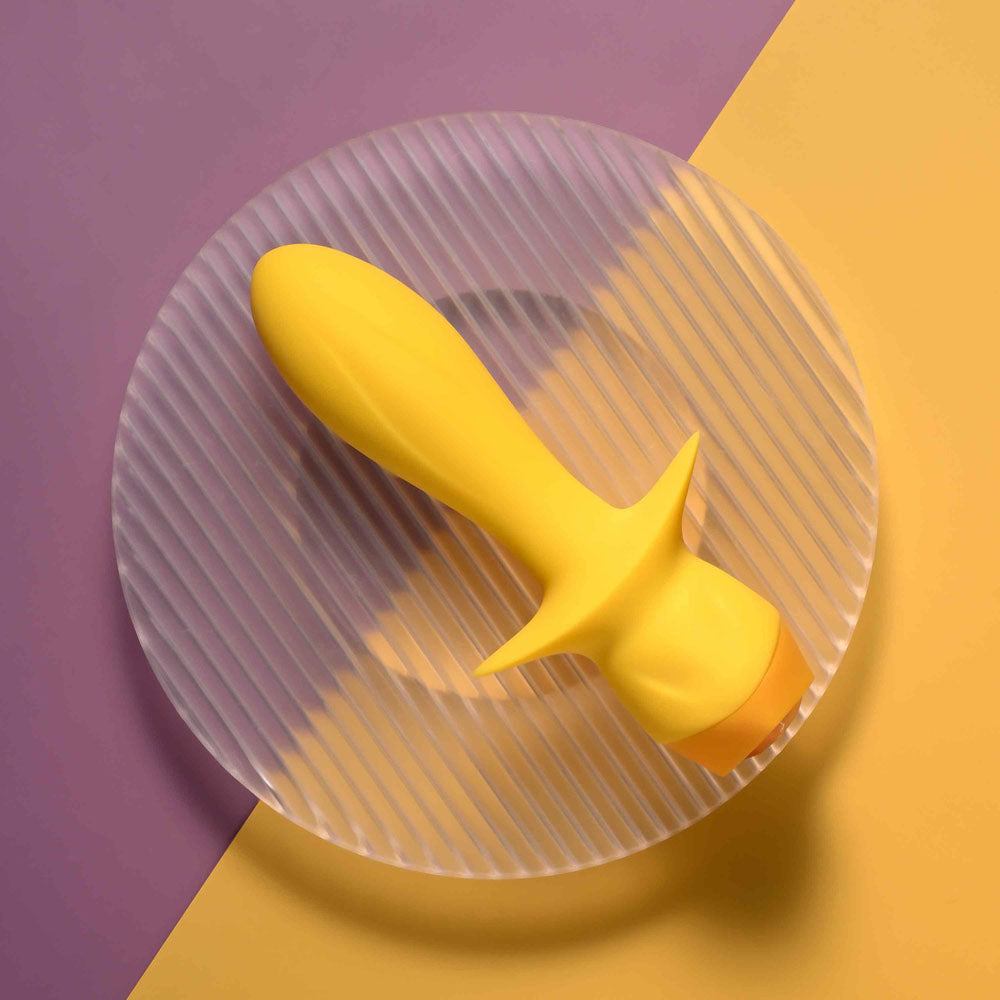 Selopa Mellow Vibrating Plug 13.5cm Waterproof Design Yellow Secondary image