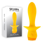 Selopa Mellow Vibrating Plug 13.5cm Waterproof Design Yellow > Anal Range > Vibrating Butt Plugs