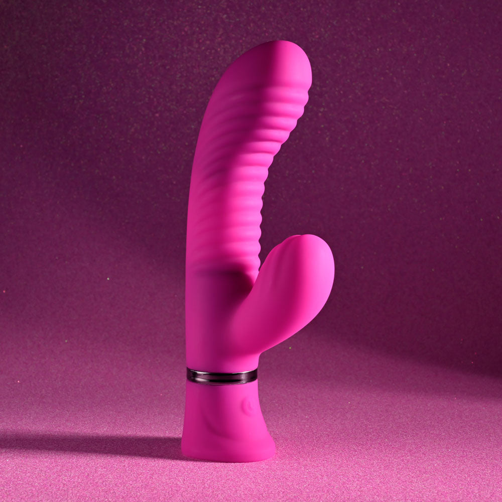 Selopa Next Wave 16.4cm Dual Vibrator | Flexible Design > Vibrators > Ladies > Rabbit
