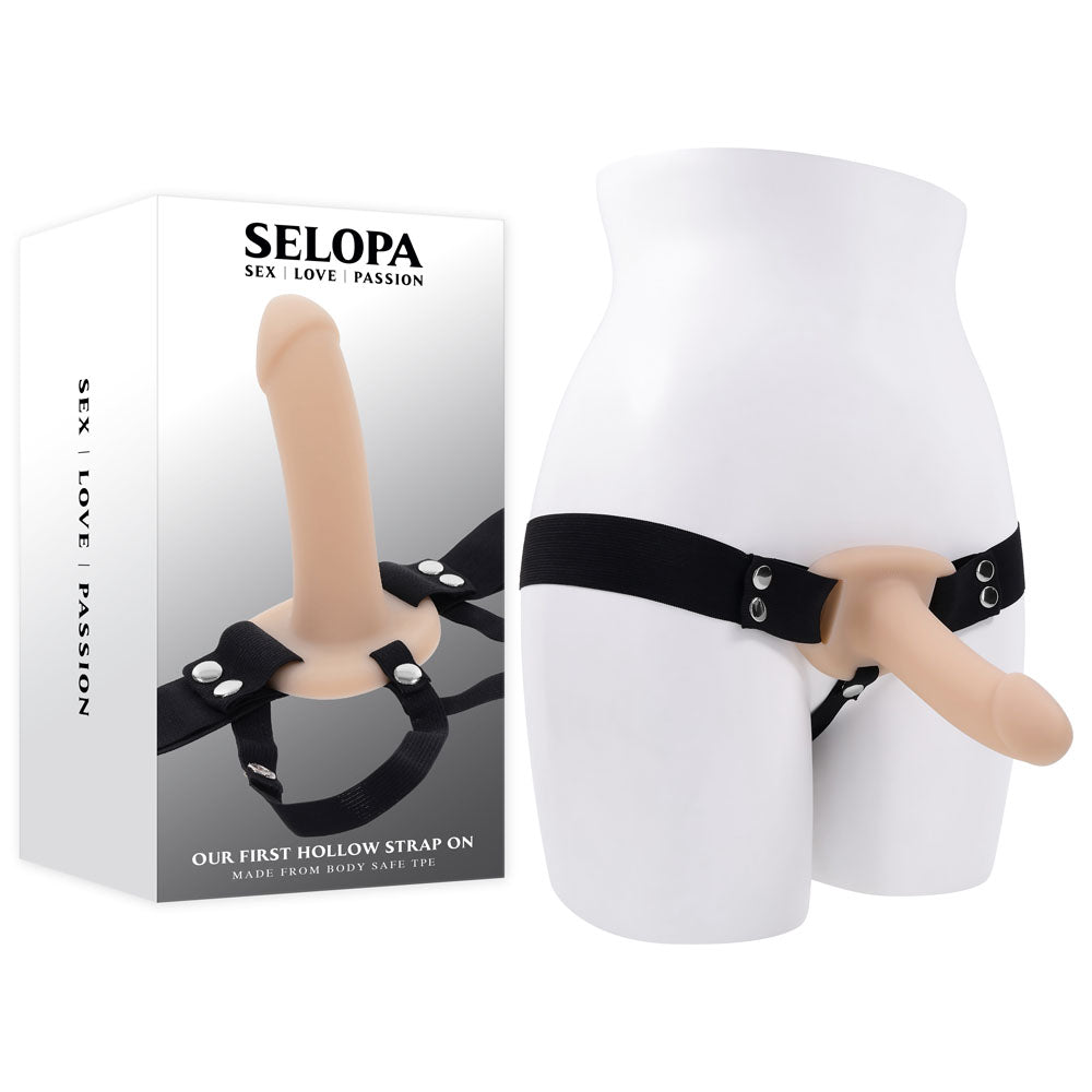Selopa Our First Hollow Strap On 6.5" Inches 16.3 cm Adjustable > Dildos > Hollow Strap Ons Main image