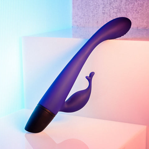 Selopa Plum Passion 18.3 cm USB Rechargeable Rabbit Vibrator Vibrators - G Spot