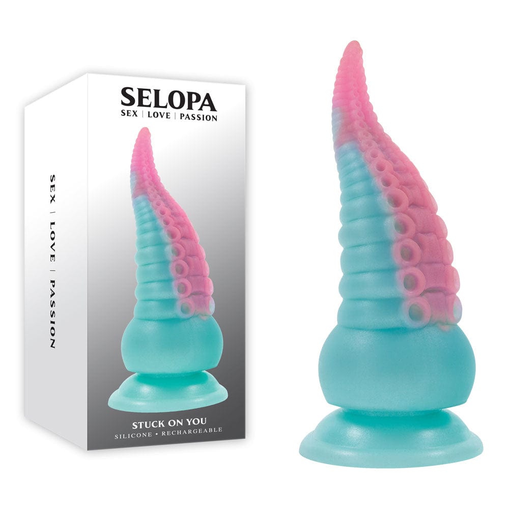 Selopa Stuck On You 7.5 Inch Vibrating Dong with Suction Cup Fantasy Dongs