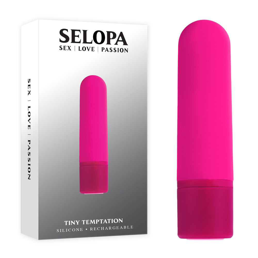 Selopa Tiny Temptation Vibrating Bullet Pink 9.2 cm > Vibrators > Mini Vibrators Main image
