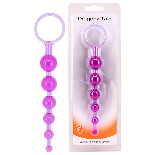 Seven Creations Dragonz Tale 20.5 Centimeter Anal Beads Purple > Anal Range > Anal Beads
