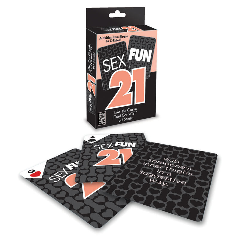 Sex Fun 21 Adult Card Game > Novelties > Card Games Main image
