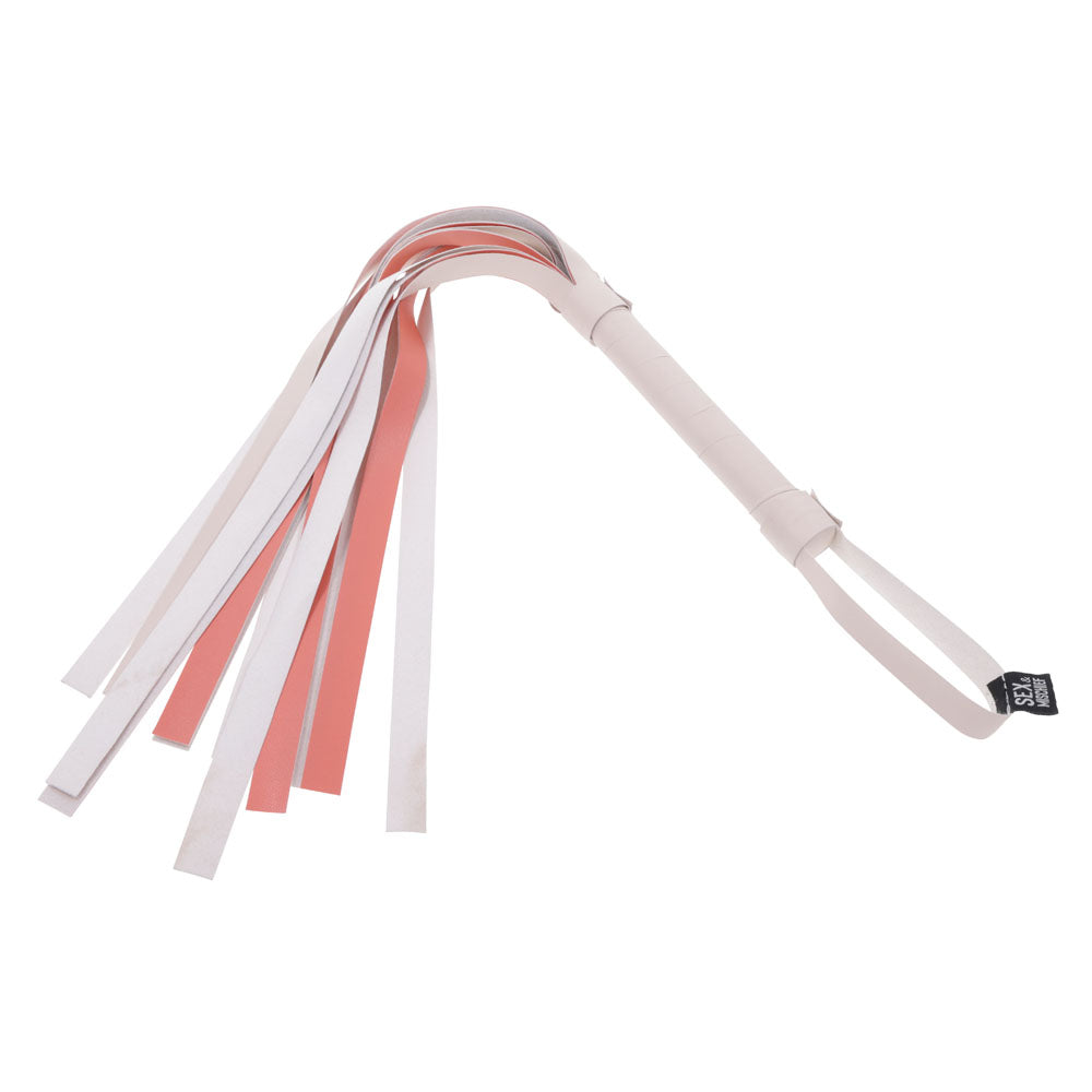 Sex & Mischief Peaches n CreaMe Stripe Flogger 80 cm - Peach Whip Secondary image