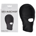 Sex & Mischief Shadow Hood (Black) – Adjustable Blindfold Mask for Deprivation and Control Play > Bondage Gear > Bondage Hoods