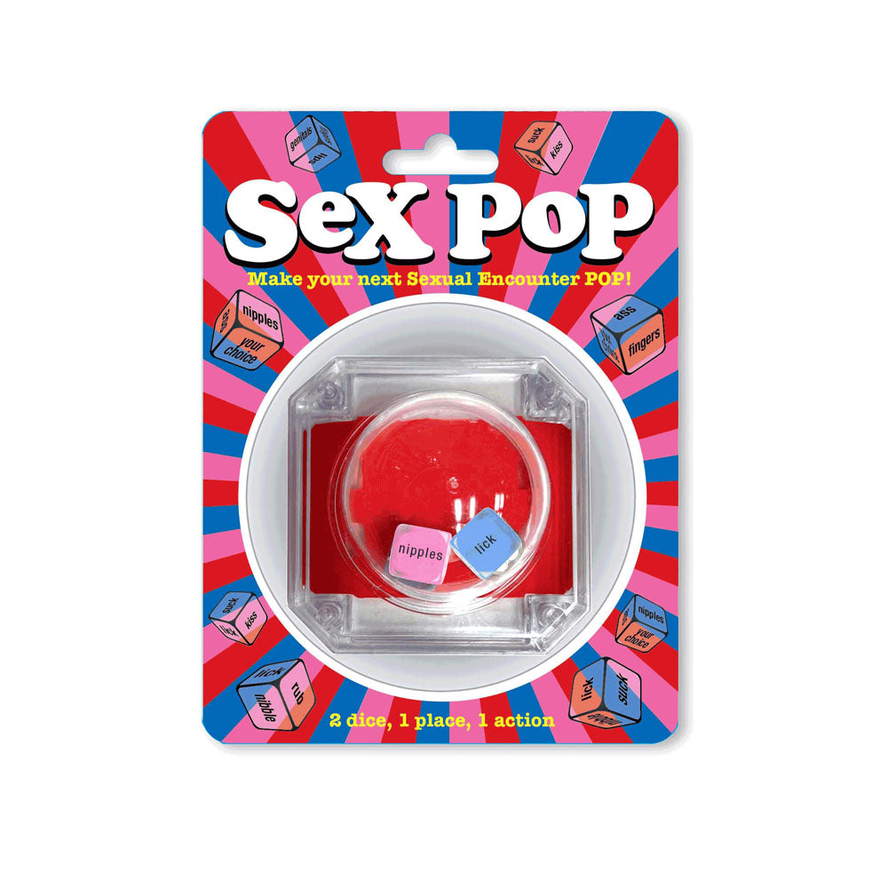 Sex Pop Dice Game for Couples - Compact Fun Size Games