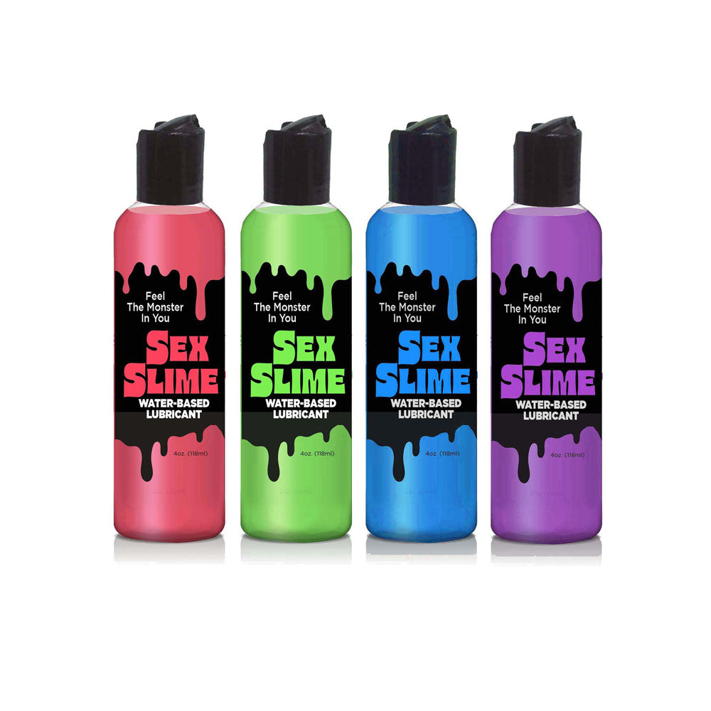 Sex Slime Green Water Based Lubricant 120ml Bottle Secondary image