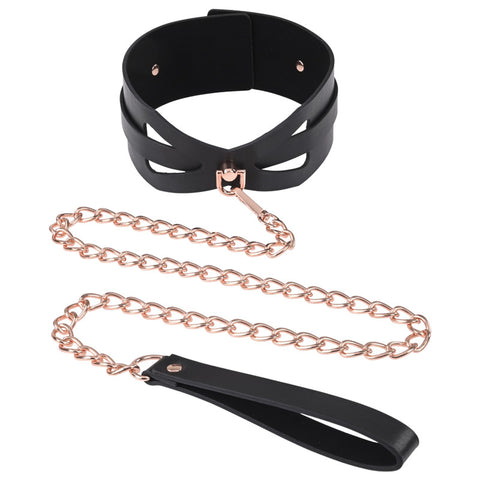 Sex and Mischief Brat Collar and Leash Black Restraint > Bondage Gear > Collars