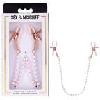 Sex and Mischief Peaches n CreaMe Pearl Nipple Clamps > Sex Toys > Nipple Clips