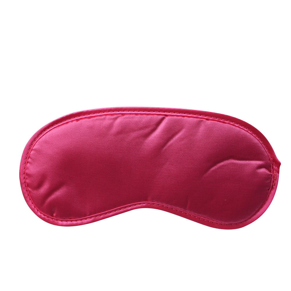 Sex and Mischief Satin Blindfold – Luxurious Soft Fabric Sensory Deprivation Accessory Secondary image