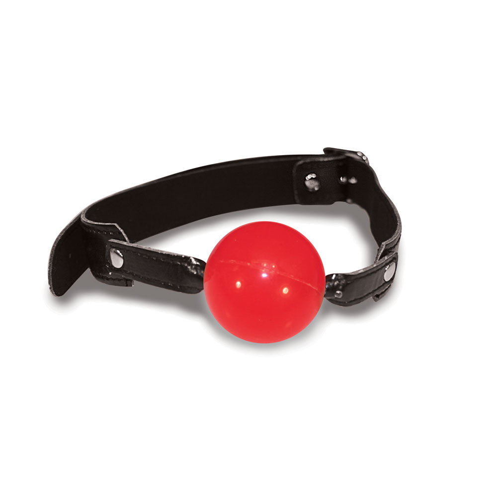 Sex and Mischief Solid Ball Gag – Soft Rubber 2-Inch Ball Gag Accessory > Bondage Gear > Gags and Bits
