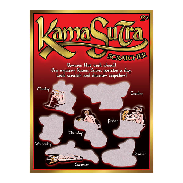 Sexy Scratcher Kama Sutra Game for Adults Erotic Intimacy Fun Default Title Gag Gifts & Novelties