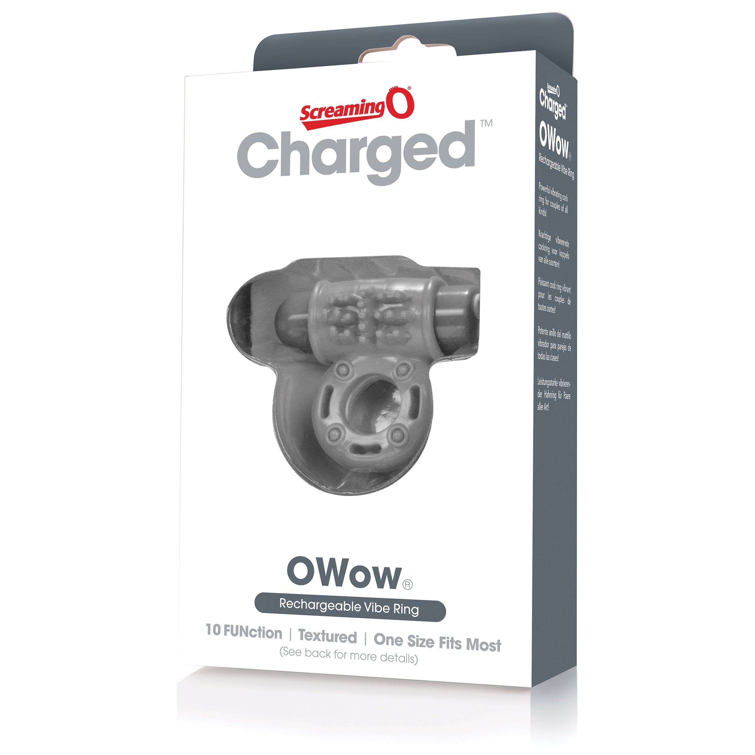 O Wow Ring Rechargeable Vibrating Cock Ring with 10 Vibration Functions SEBS Material > Cock Ring > Vibrating