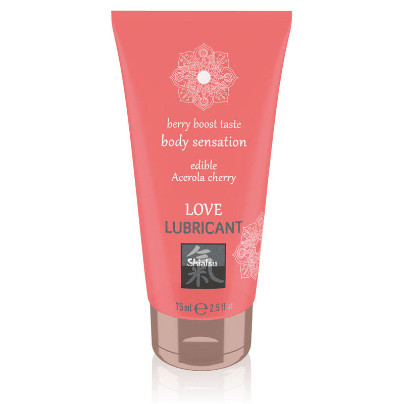 Shiatsu Love Lubricant Acerola Cherry Flavored 75 mls Default Title Flavoured Lube
