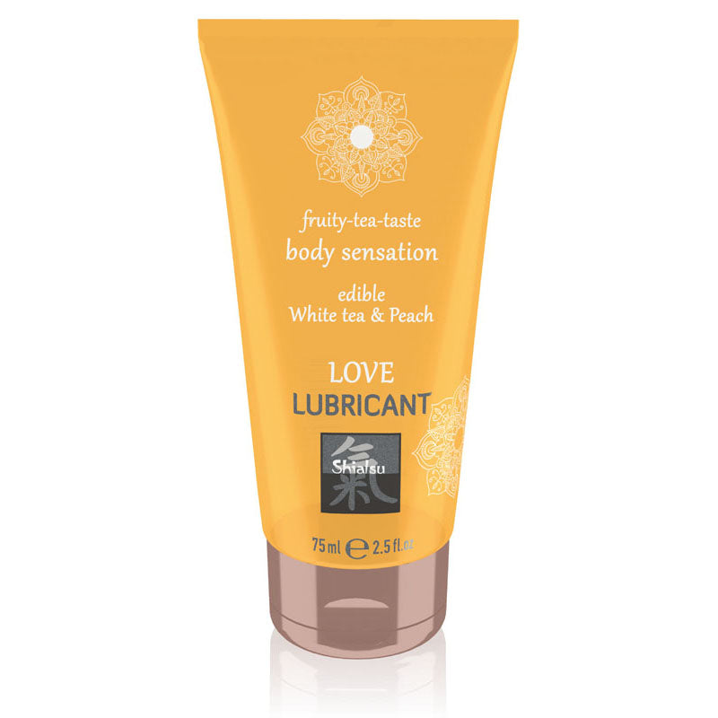 Shiatsu Love Lubricant White Tea and Peach Flavored 75 ml Default Title Flavoured Lube