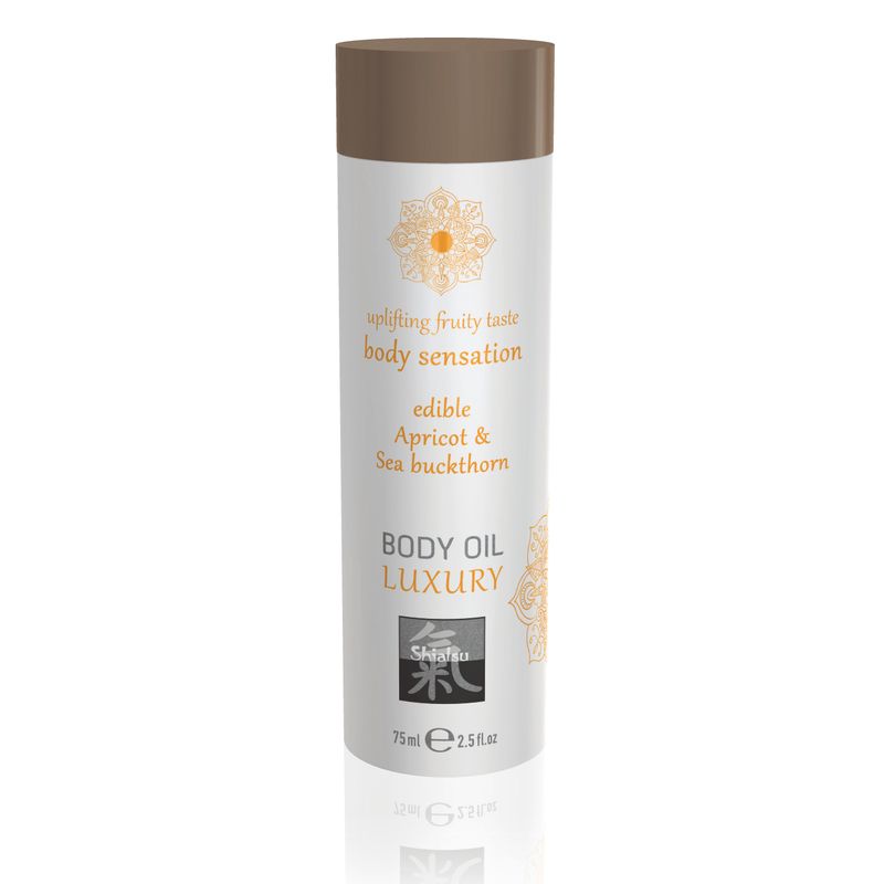 Shiatsu Luxury Edible Body Oil with Apricot and Sea Buckthorn Secondary image