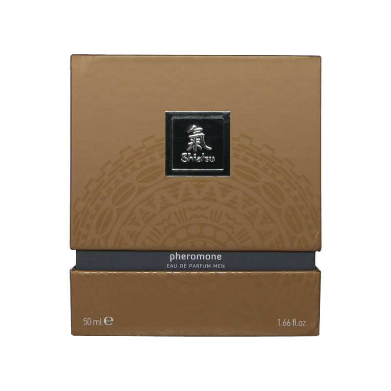 Shiatsu Pheromone Eau De Parfum Men Grey 50 ml Fragrance for Attraction Perfume Spray