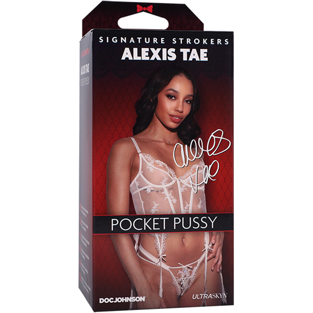 Alexis Tae Signature (Ultraskyn) – Handcrafted Tight Textured Pocket Pussy Stroker Secondary image