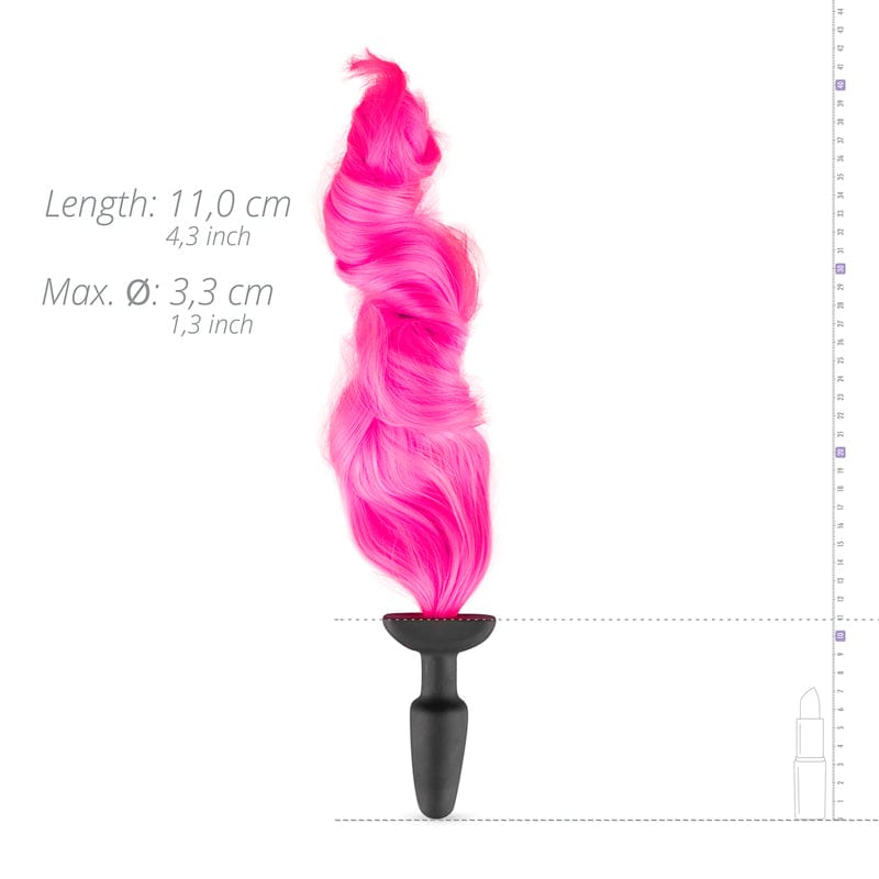 Silicone Butt Plug With Tail Pink For Enhanced Pleasure And Role-Playing Adventures Secondary image