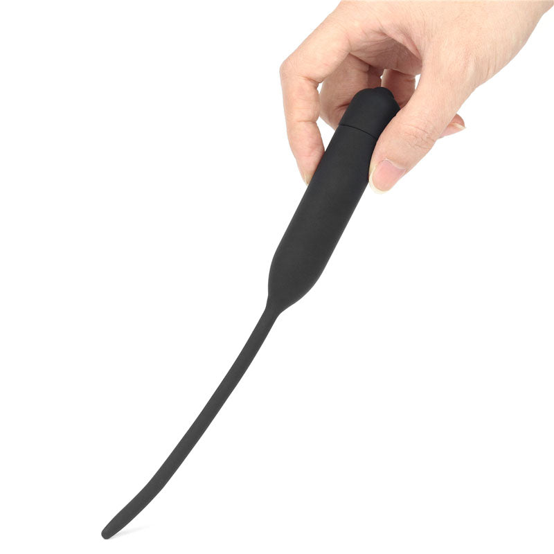 Silicone Vibrating Urethral Dilator with 10 Speed Vibrating Mechanism Sounding Rods