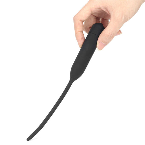 Silicone Vibrating Urethral Dilator with 10 Speed Vibrating Mechanism Sounding Rods